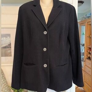 Eddie Bauer Wool Blend Blazer Jacket Large Tall